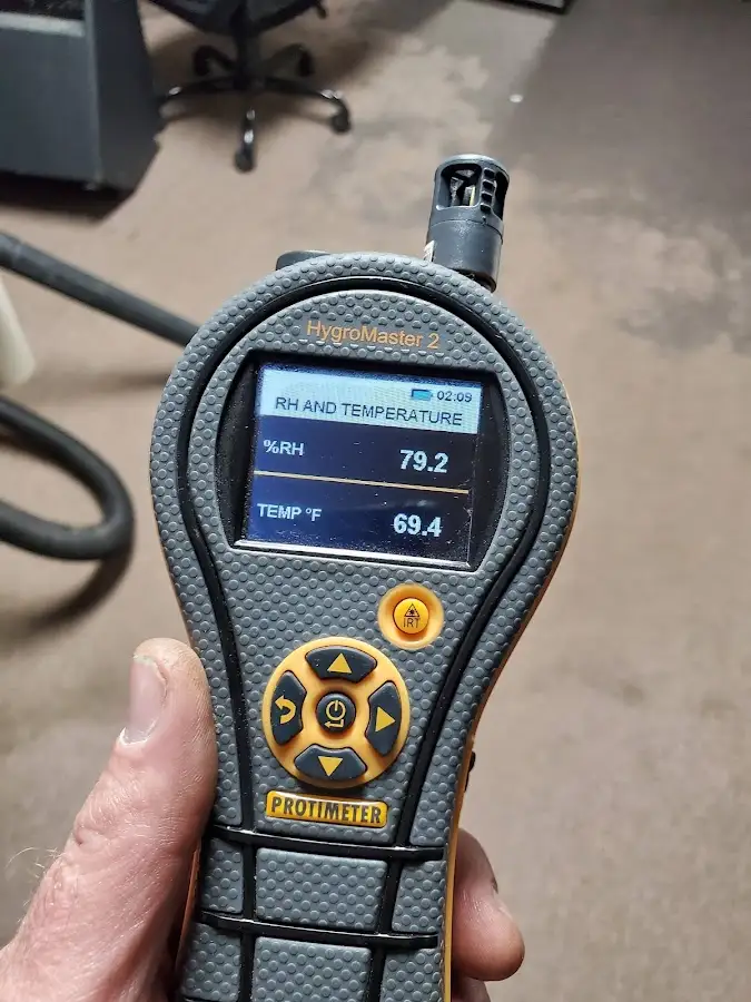 Moisture meter humidity assessment for Fire & Smoke Damage Restoration in West Brandywine